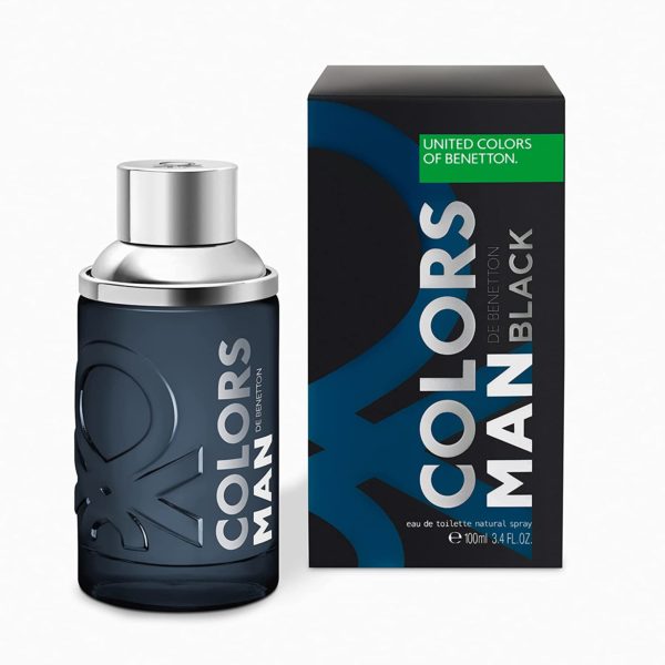Benetton Colors Black Men 3.4 Edt