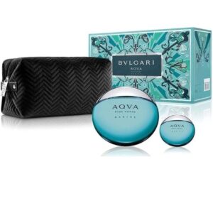 Bvlgari Set  Aqva Marine 3pc 3.4 Edt M