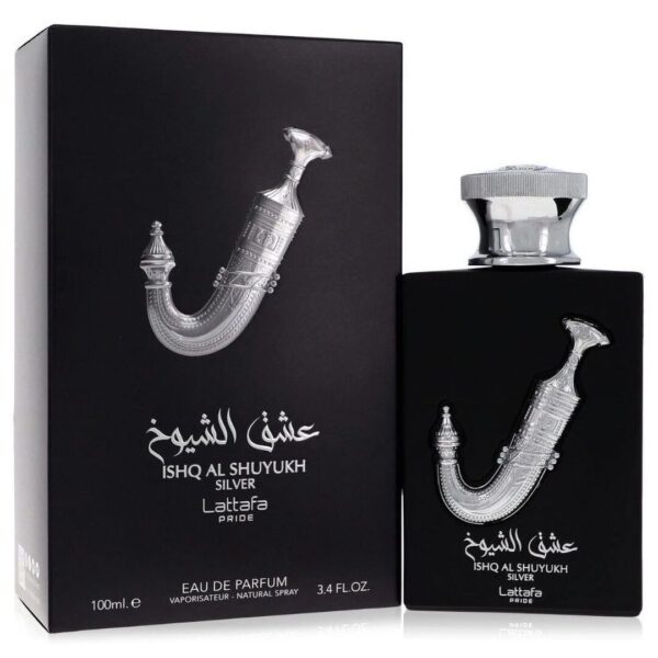 Lattafa Pride Ishq Al Shuyukh Silver Men 3.4 Edp M